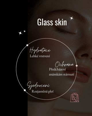 ✨ Jak dosáhnout GLASS SKIN?✨ Tenhle efekt „glass skin“ není o třpytkách ani highlighteru — je to čistá, hladká, vyživená a...