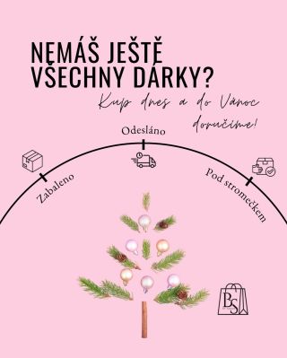 🎁 Dnešní okénko je tu! A připomínáme — pokud chceš mít dárky pod stromečkem pro sebe nebo své blízké, pořád stíháš...